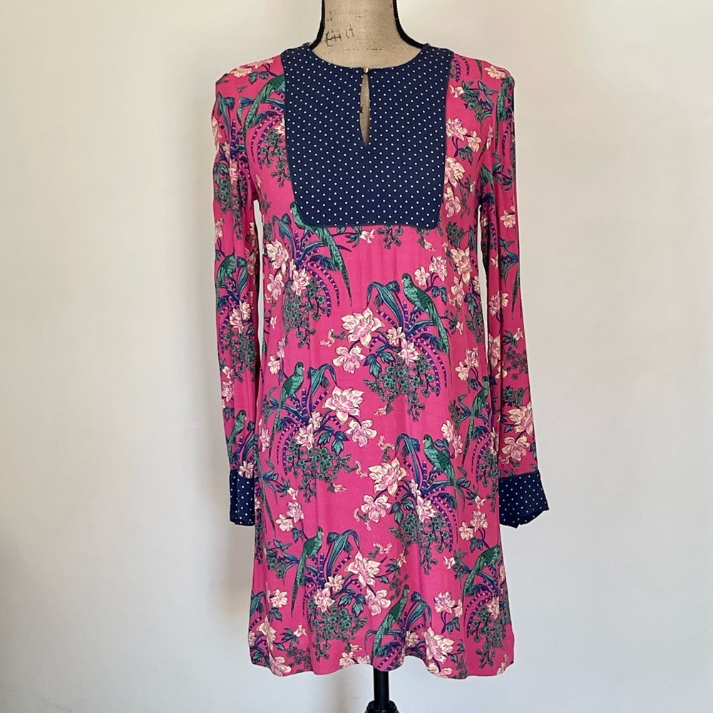 ANTHROPOLOGIE Maeve Shift Pink Dress Size 2